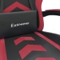 Sedia Gaming Girevole Poggiapiedi Nero e Rosso Vino Similpelle Sedia Gaming Girevole Poggiapiedi Nero e Rosso Vino Similpelle