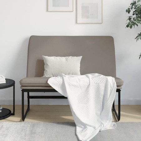 Panca Tortora 100x75x76 cm in Tessuto
