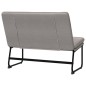 Panca Tortora 100x75x76 cm in Tessuto Panca Tortora 100x75x76 cm in Tessuto