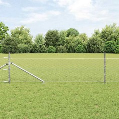 vidaXL Recinzione Esagonale 0.4x10 m in Acciaio Zincato