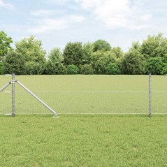 vidaXL Recinzione Esagonale 0.6x10 m in Acciaio Zincato