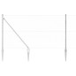 vidaXL Recinto esagonale 1 x 10 m in acciaio zincato vidaXL Recinto esagonale 1 x 10 m in acciaio zincato