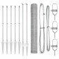 vidaXL Recinzione Esagonale 1,2 x 10 m in Acciaio Galvanizzato vidaXL Recinzione Esagonale 1,2 x 10 m in Acciaio Galvanizzato