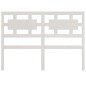 Testiera per Letto Bianca 205,5x4x100 cm Legno Massello di Pino Testiera per Letto Bianca 205,5x4x100 cm Legno Massello di Pino