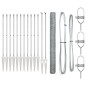Recinzione Esagonale vidaXL 1.6x25 m Acciaio Zincato Recinzione Esagonale vidaXL 1.6x25 m Acciaio Zincato