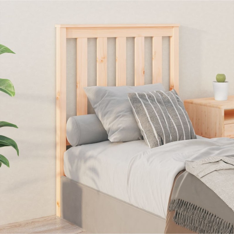 Testiera per Letto 81x6x101 cm in Legno Massello di Pino Testiera per Letto 81x6x101 cm in Legno Massello di Pino