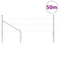 Recinzione Esagonale vidaXL 0.8x50 m Acciaio Zincato Recinzione Esagonale vidaXL 0.8x50 m Acciaio Zincato