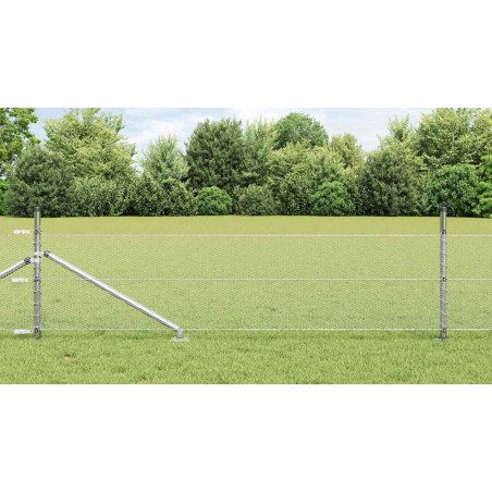 Recinzione Esagonale vidaXL 0.8x100 m Acciaio Zincato