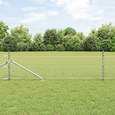 Recinzione esagonale vidaXL 0.8x100 m in acciaio zincato