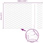Recinzione esagonale vidaXL 0,8x100 m in acciaio zincato