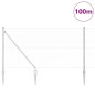 Recinzione Esagonale vidaXL 1x100 m Acciaio Zincato Recinzione Esagonale vidaXL 1x100 m Acciaio Zincato