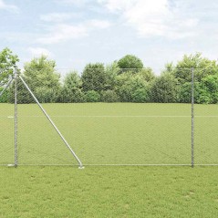 Recinzione Esagonale vidaXL 1.6x100 m in Acciaio Zincato