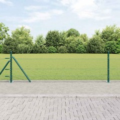 Recinzione Esagonale vidaXL Verde 0.4x10 m Acciaio