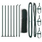 vidaXL Recinzione Esagonale Verde 0.5x10 m Acciaio vidaXL Recinzione Esagonale Verde 0.5x10 m Acciaio