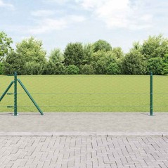 Recinzione Esagonale vidaXL Verde 0,6x10 m Acciaio