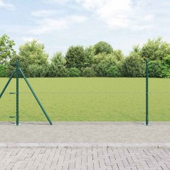 Recinzione Esagonale vidaXL Verde 1x10 m Acciaio