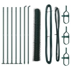 Recinzione Esagonale vidaXL Verde 1x10 m Acciaio