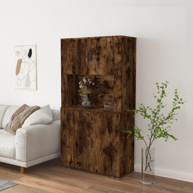 Credenza Rovere Fumo in Legno Multistrato Credenza Rovere Fumo in Legno Multistrato