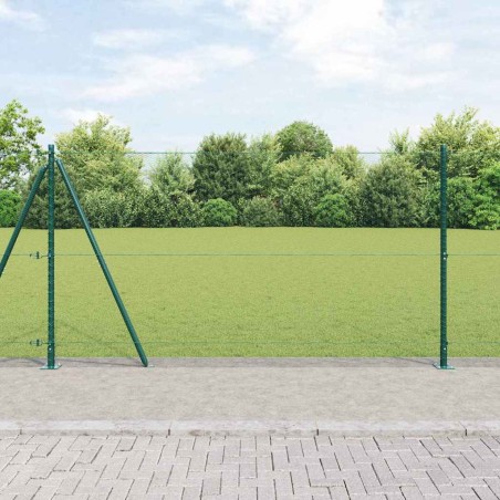 Recinzione Esagonale vidaXL Verde 1.2x10 m Acciaio