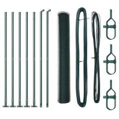 Recinzione Esagonale vidaXL Verde 1.2x10 m Acciaio