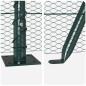 Recinzione Esagonale vidaXL Verde 1.2x10 m Acciaio Recinzione Esagonale vidaXL Verde 1.2x10 m Acciaio