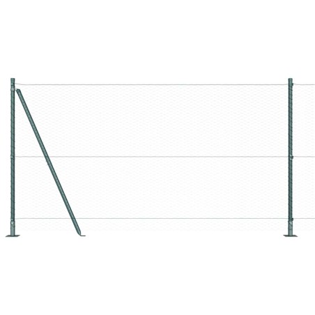 Recinzione Esagonale vidaXL Verde 1.2x10 m Acciaio