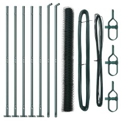 Recinzione Esagonale vidaXL Verde 1,5x10 m in Acciaio