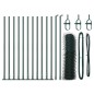 Recinzione Esagonale vidaXL Verde 0.4x25 m Acciaio Recinzione Esagonale vidaXL Verde 0.4x25 m Acciaio