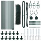 Recinzione Esagonale vidaXL Verde 0.4x25 m Acciaio Recinzione Esagonale vidaXL Verde 0.4x25 m Acciaio