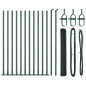 Recinzione Esagonale vidaXL Verde 0.8x25 m Acciaio Recinzione Esagonale vidaXL Verde 0.8x25 m Acciaio