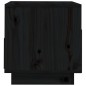 Mobile Porta TV Nero 60x35x37 cm in Legno Massello di Pino Mobile Porta TV Nero 60x35x37 cm in Legno Massello di Pino