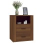 Comodino Rovere Marrone 50x36x60 cm Legno Multistrato Comodino Rovere Marrone 50x36x60 cm Legno Multistrato