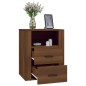 Comodino Rovere Marrone 50x36x60 cm Legno Multistrato Comodino Rovere Marrone 50x36x60 cm Legno Multistrato