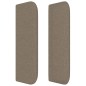 Testiera ad Orecchio Tortora 93x16x78/88 cm in Tessuto
