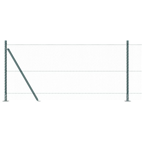 Recinzione Esagonale vidaXL Verde 1x100 m Acciaio