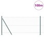 Recinzione Esagonale vidaXL Verde 1x100 m Acciaio Recinzione Esagonale vidaXL Verde 1x100 m Acciaio