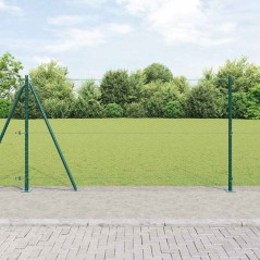 Recinzione Esagonale vidaXL Verde 1.2x100 m Acciaio