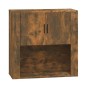Armadietto a Muro Rovere Fumo 80x33x80 cm in Legno Multistrato Armadietto a Muro Rovere Fumo 80x33x80 cm in Legno Multistrato