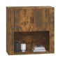 Armadietto a Muro Rovere Fumo 80x33x80 cm in Legno Multistrato Armadietto a Muro Rovere Fumo 80x33x80 cm in Legno Multistrato
