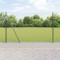 Recinzione Esagonale vidaXL Grigia 1.4x10 m Acciaio