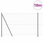 Recinto Esagonale vidaXL Grigio 1,6x10 m Acciaio Recinto Esagonale vidaXL Grigio 1,6x10 m Acciaio