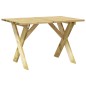 Tavolo da Giardino 110x73x70 cm in Legno di Pino Impregnato Tavolo da Giardino 110x73x70 cm in Legno di Pino Impregnato