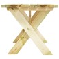 Tavolo da Giardino 110x73x70 cm in Legno di Pino Impregnato Tavolo da Giardino 110x73x70 cm in Legno di Pino Impregnato