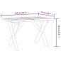 Tavolo da Giardino 110x73x70 cm in Legno di Pino Impregnato Tavolo da Giardino 110x73x70 cm in Legno di Pino Impregnato
