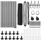 vidaXL Set di Recinzione Grigio 25 x 0.5 m