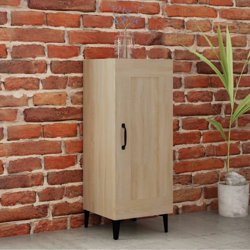 Credenza Rovere Sonoma 34,5x34x90 cm in Legno Multistrato Credenza Rovere Sonoma 34,5x34x90 cm in Legno Multistrato