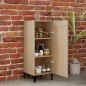 Credenza Rovere Sonoma 34,5x34x90 cm in Legno Multistrato Credenza Rovere Sonoma 34,5x34x90 cm in Legno Multistrato