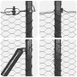 vidaXL Set di Recinzione Grigio 25 x 1,5 m Metallo vidaXL Set di Recinzione Grigio 25 x 1,5 m Metallo