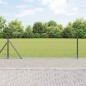 Recinzione Esagonale vidaXL Grigia 0.4x50 m Acciaio Recinzione Esagonale vidaXL Grigia 0.4x50 m Acciaio