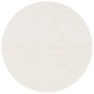 Piano Tavolo Bianco Ø30x2,5 cm in Legno Massello di Pino Piano Tavolo Bianco Ø30x2,5 cm in Legno Massello di Pino